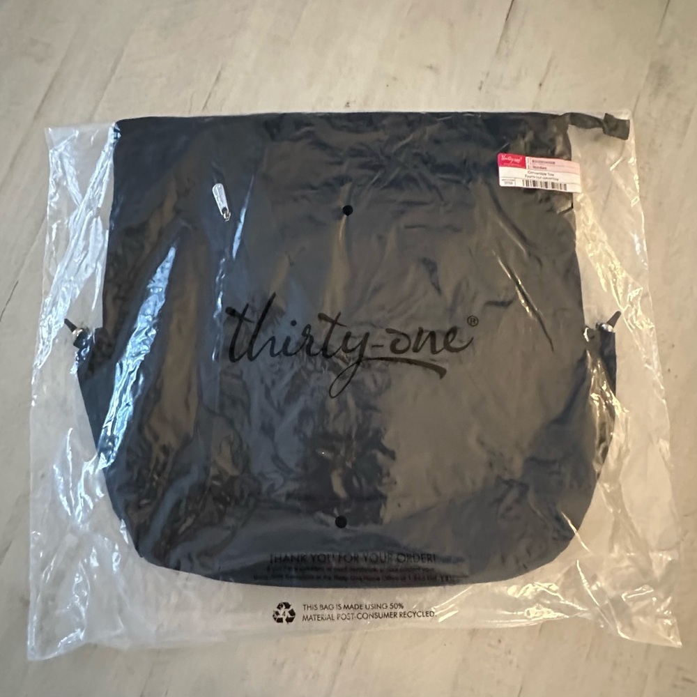 Thirty-One Black Tote/Backpack
